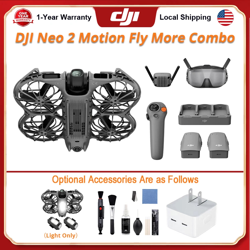 Drone Kit With Camera - DJI Neo 2 모션 플라이 모어